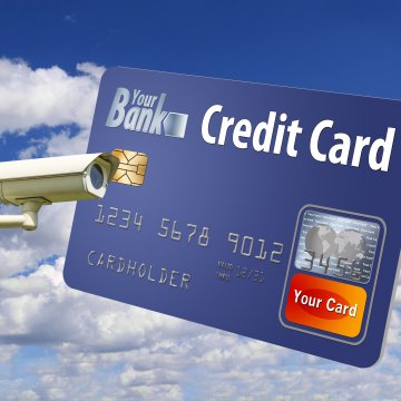 credit card surveillance cam online credit monitoring protection clouds sky
